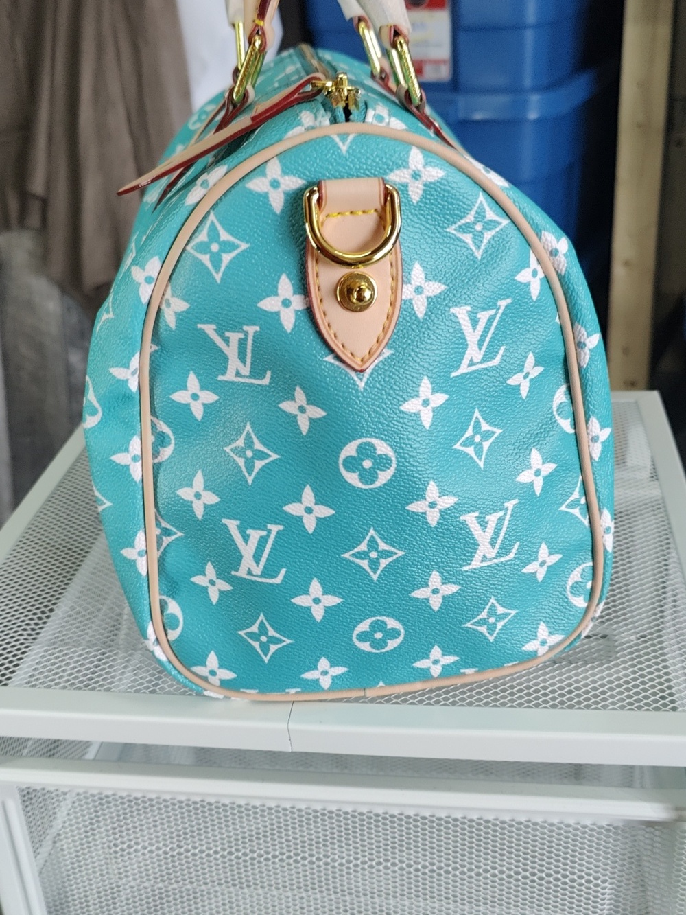 Turquoise Blue Handbag - Picture 10 of 11